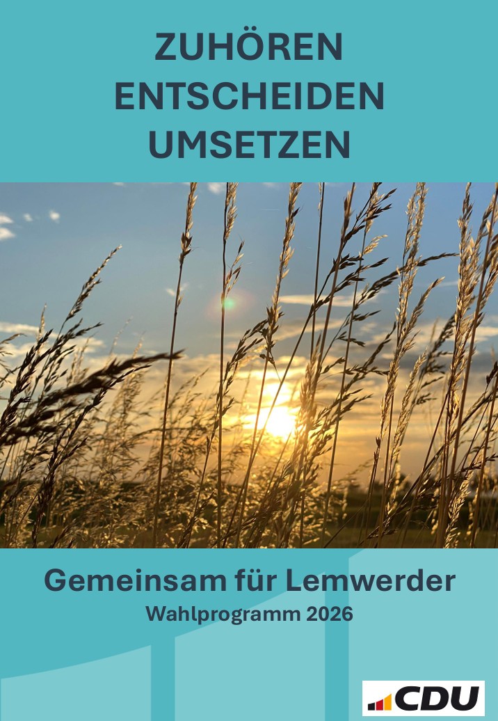 Vorschau Wahlprogramm 2026 – Gemeinsam für Lemwerder